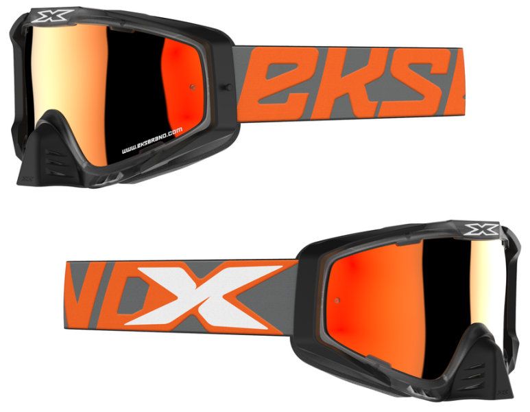 EKS EKS-S Crossglasögon Svart Orange