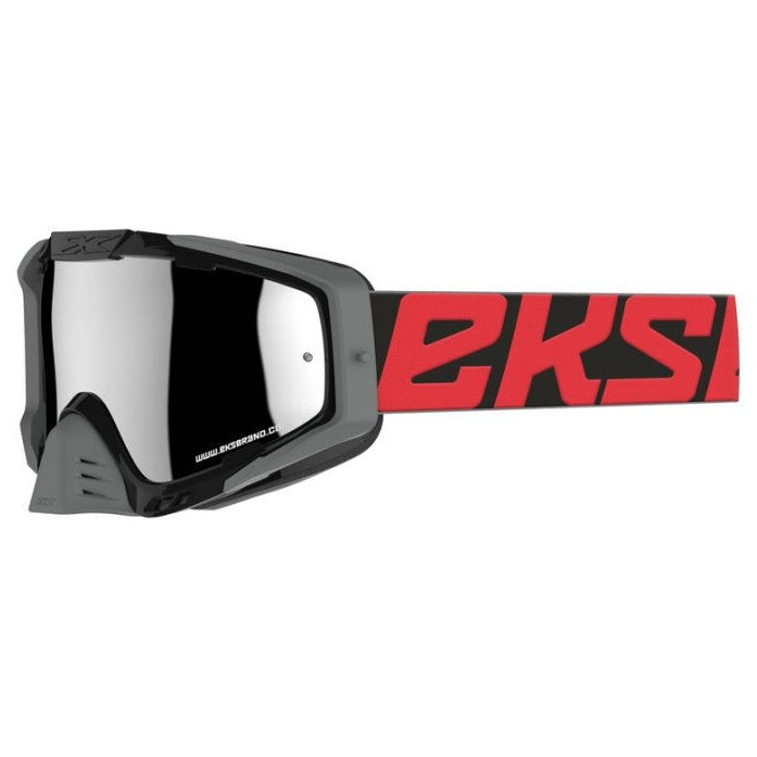EKS EKS-S Crossglasögon Svart Röd