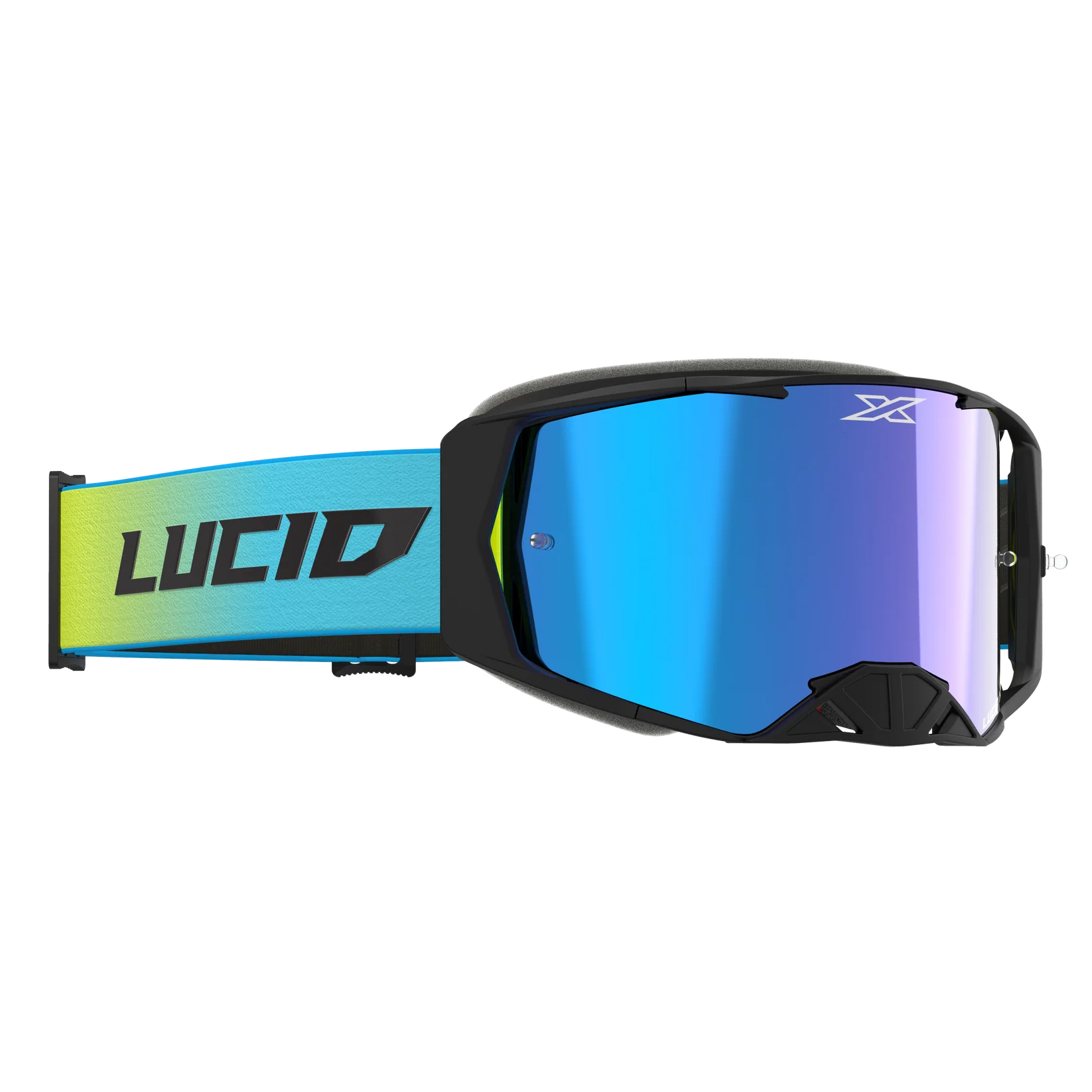EKS Lucid Fade Crossglasögon Blå Neongul