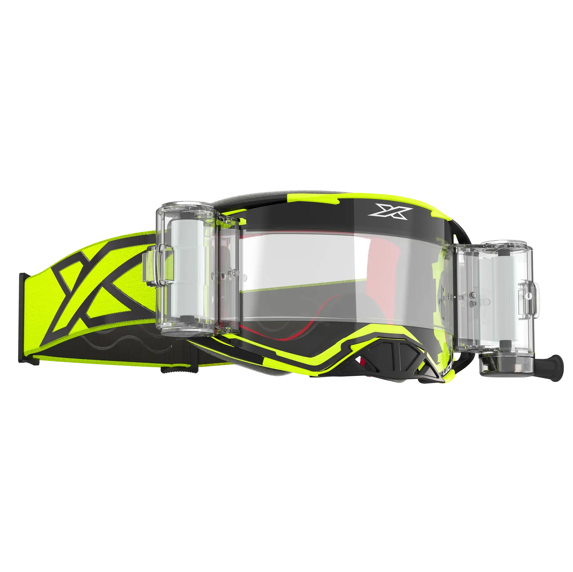 EKS Lucid Race ZIP OFF Crossglasögon Gul/Svart