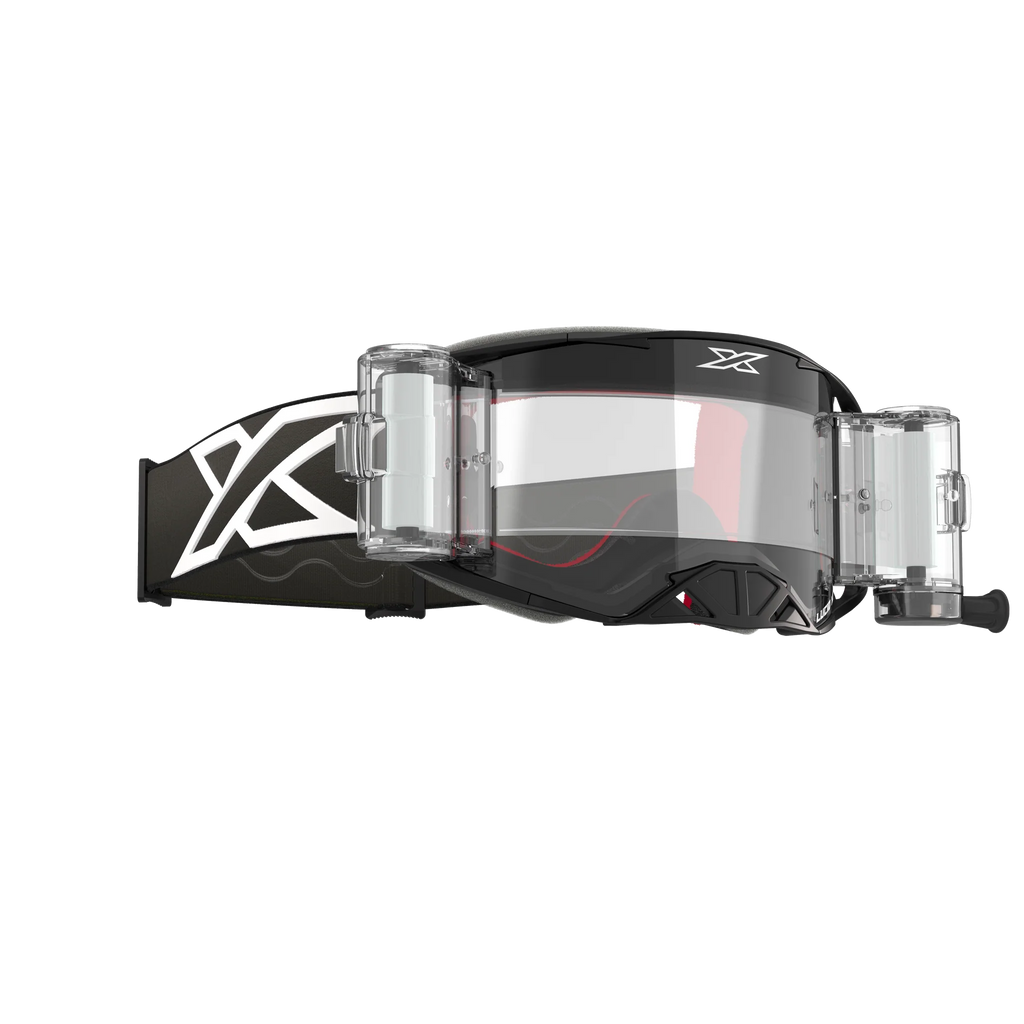 EKS Lucid Race ZIP OFF Crossglasögon Svart/Vit