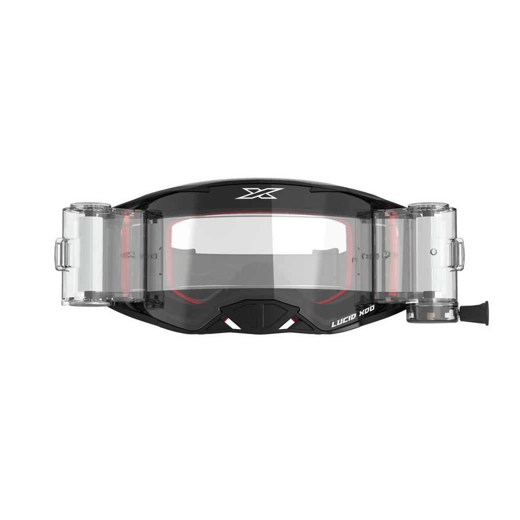 EKS Lucid Race ZIP OFF Crossglasögon Svart/Vit
