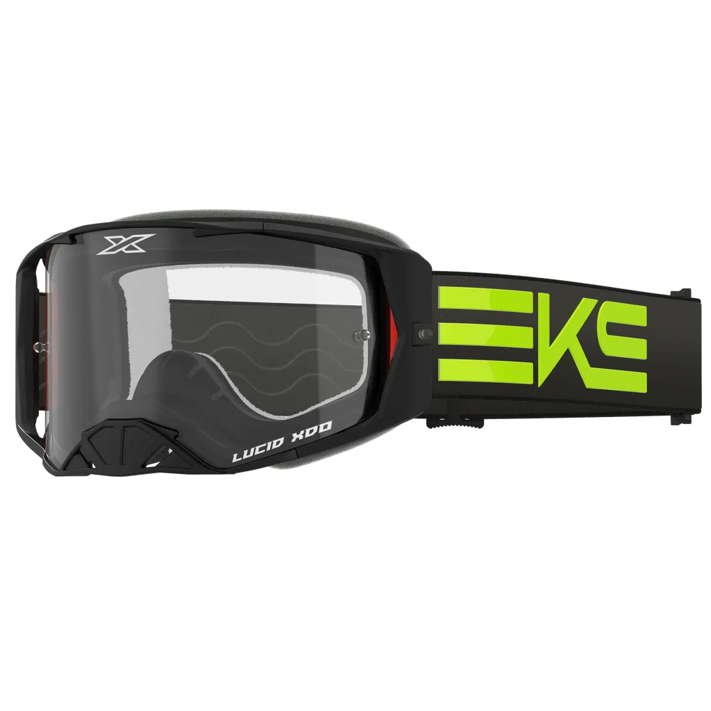 EKS Race Face Crossglasögon Svart/Neon-Gul