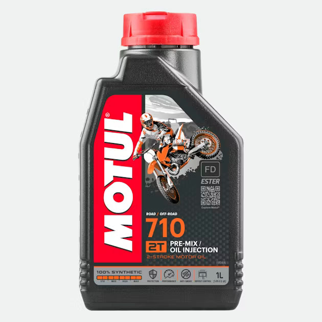 Olja Helsyntetisk 2T Motul 710 1L