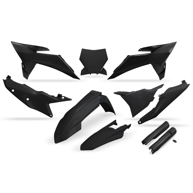 UFO Komplett Plastkit KTM SX/SX-F 125/450 2024-2026 Svart