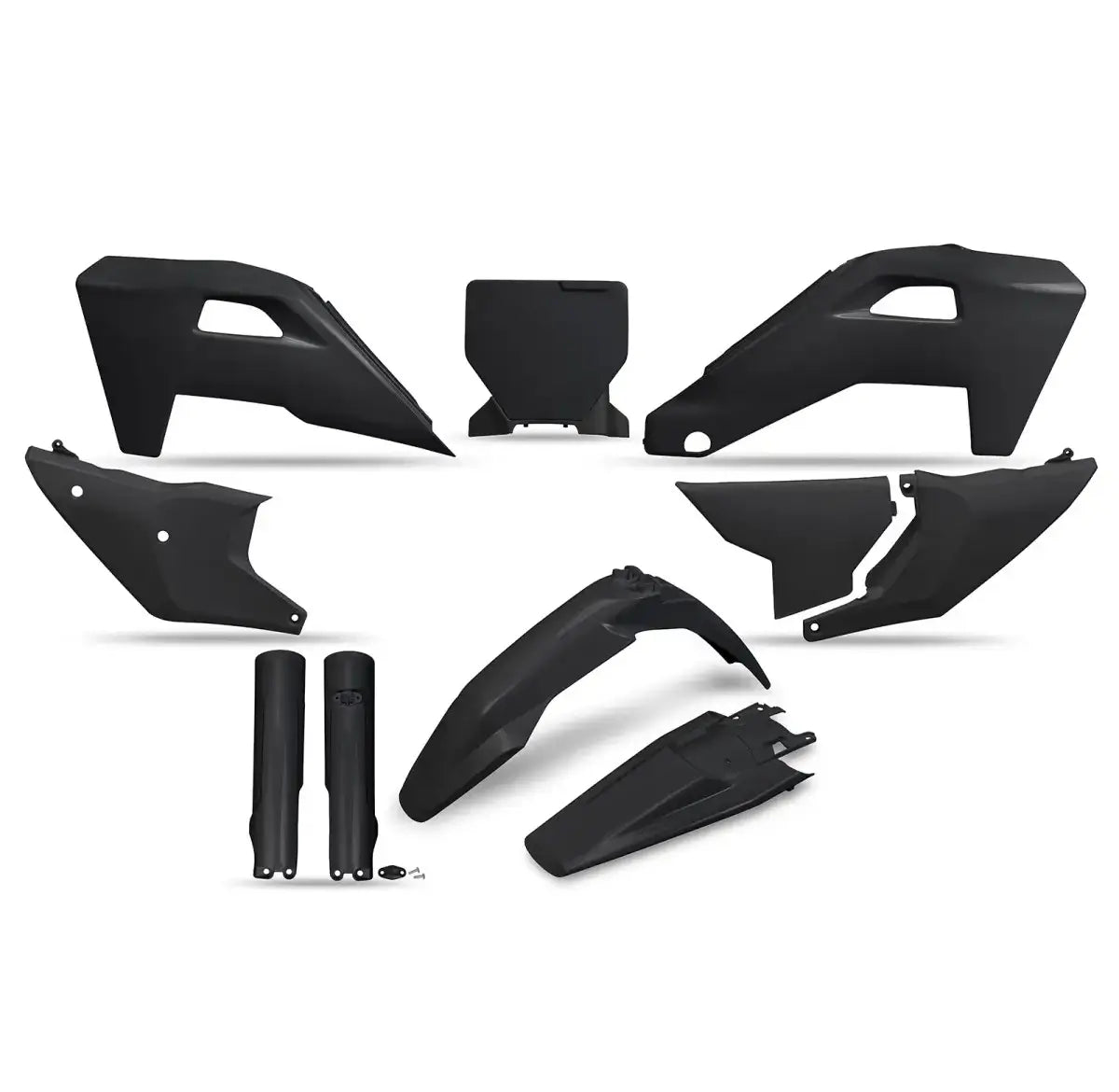 UFO Komplett Plastkit Husqvarna TC/FC 125/450 2023-2026 Svart