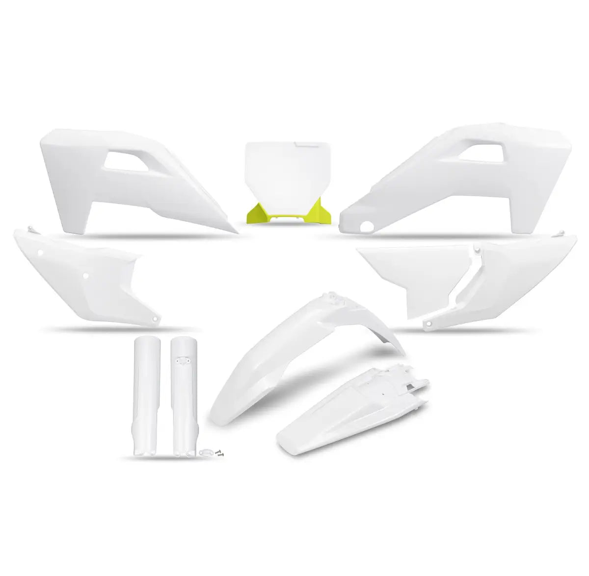 UFO Komplett Plastkit Husqvarna TC/FC 125/450 2023-2026 Vit