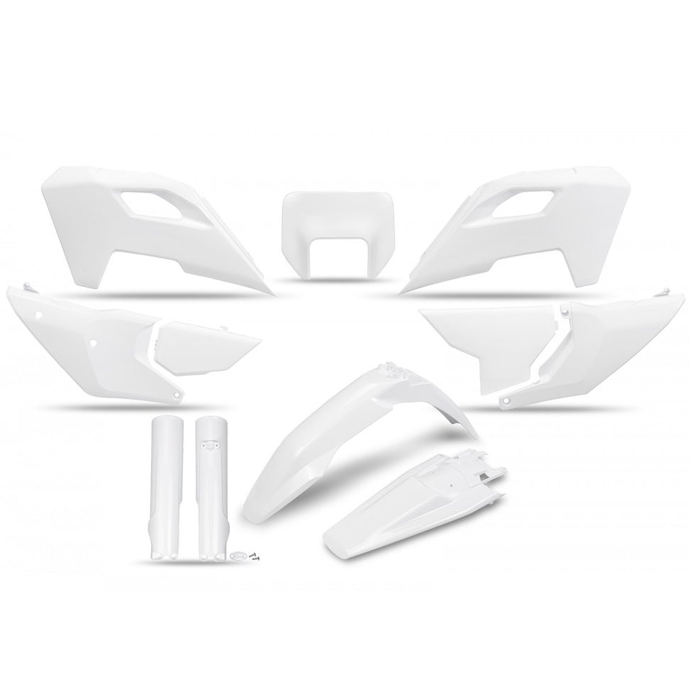 UFO Plastkit Husqvarna TE/FE 250/501 2024-2026 Vit