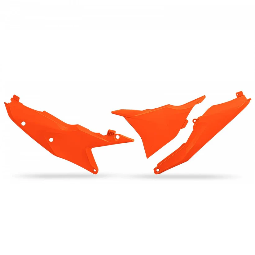 UFO Sidopaneler Med Luftburk KTM SX/SX-F 2023-2026 Neon Orange